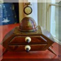D18. Contemporary wooden box with drawers. 